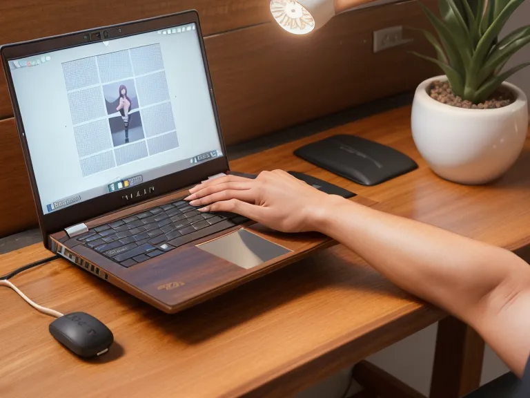 Laptop screen showing a large library of Pilates online course videos
